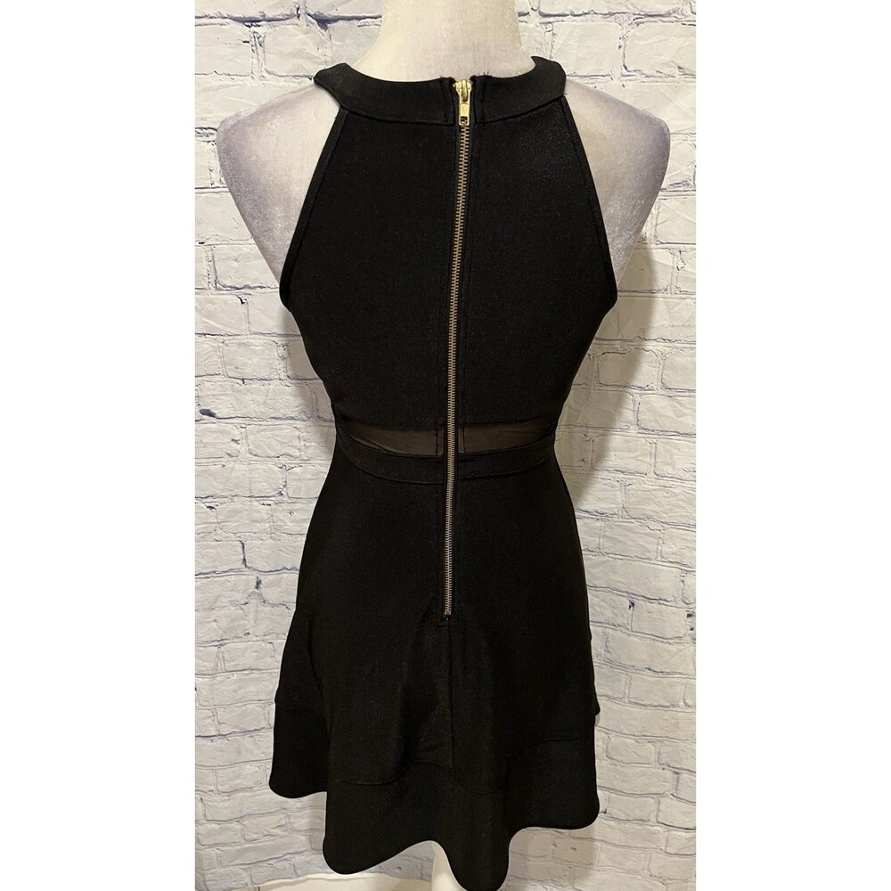 Homer & Rose Fit and Flare Party Cocktail Dress Black Size Small Special Event - Picture 4 of 8